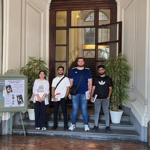The Students of the Italian Language Department Arrive to the Republic of Italy,