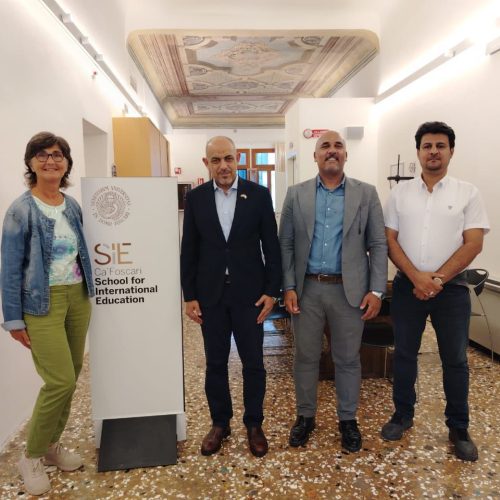 An Academic  delegation from the College  of Languages visits Ca' Foscari University in Venice