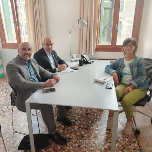 An Academic  delegation from the College  of Languages visits Ca' Foscari University in Venice