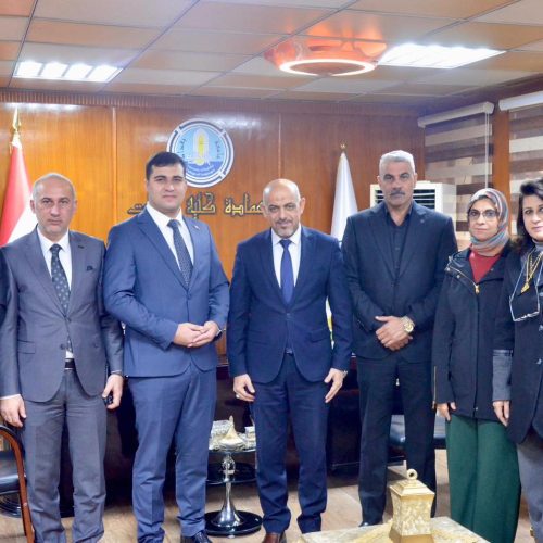 The College of Languages discusses opening scientific partnerships and international cooperation with the Turkish Embassy delegation
