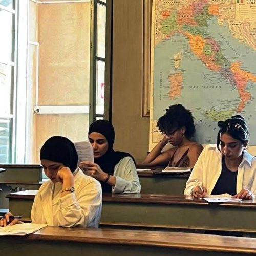 Students at the College of Languages Italian Department succeed in passing the first level of the intensive course in Italy (2)