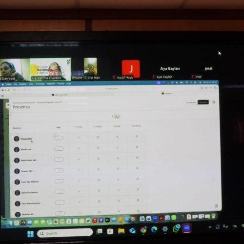 Academic Collaboration to Develop Italian Conversation Skills at the College of Languages (4) Academic Collaboration to Develop Italian Conversation Skills at the College of Languages (4)