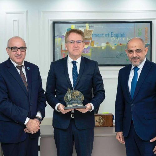 College of Languages Welcomes the French Ambassador to Discuss Prospects for Academic and Cultural Cooperation (4) College of Languages Welcomes the French Ambassador to Discuss Prospects for Academic and Cultural Cooperation (4)